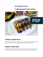 Business Plan: Product: Ube Turon Malagkit With Cheese