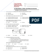 Unit 1 Physical Quantities, Units and Measurements