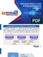 Educação Básica e Suas Práticas Pedagógicas Unidade 2: Professora Dra Cássia Regina Dias Pereira