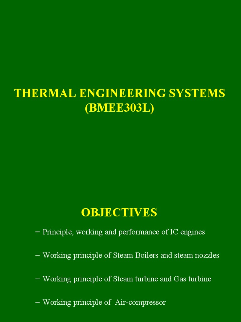Overview of Thermal Engineering Systems | PDF | Steam | Nuclear Fuel