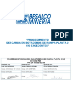 Pts-Op-Min-03-Rev 08-Descarga en Botaderos de Rampa Planta 2 y o Excedentes