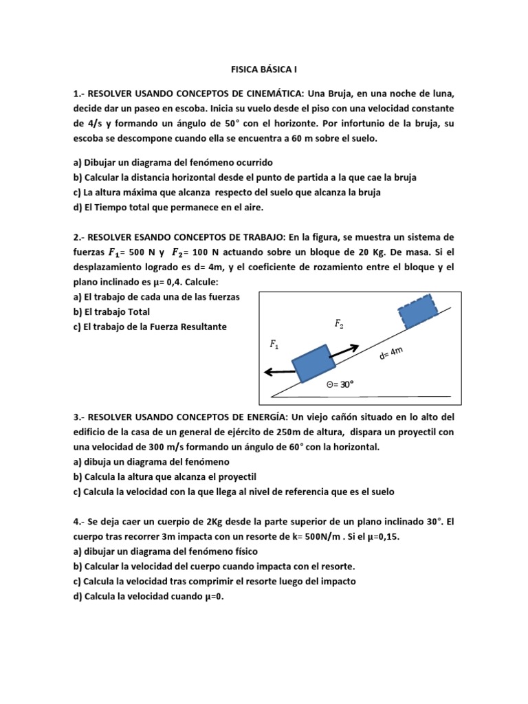 2do Parcial de Física Básica 1 | PDF