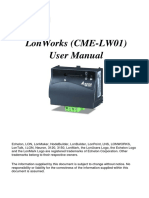 LonWorks (CME-LW01) User Manual