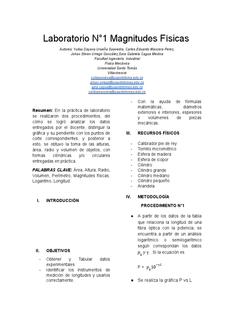 Informe Lab | PDF | Science