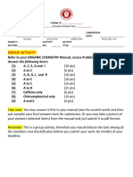 Group Activity:: Answer The Following Items