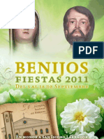 Programa de Las Fiestas de Benijos 2011