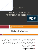 Related Maxim of Principle of Intention: Prepared By: Zulaipa Binti Ruzulan Acis