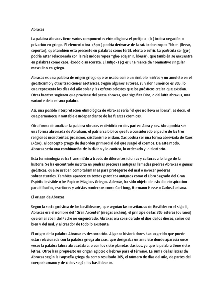 Abraxas PDF