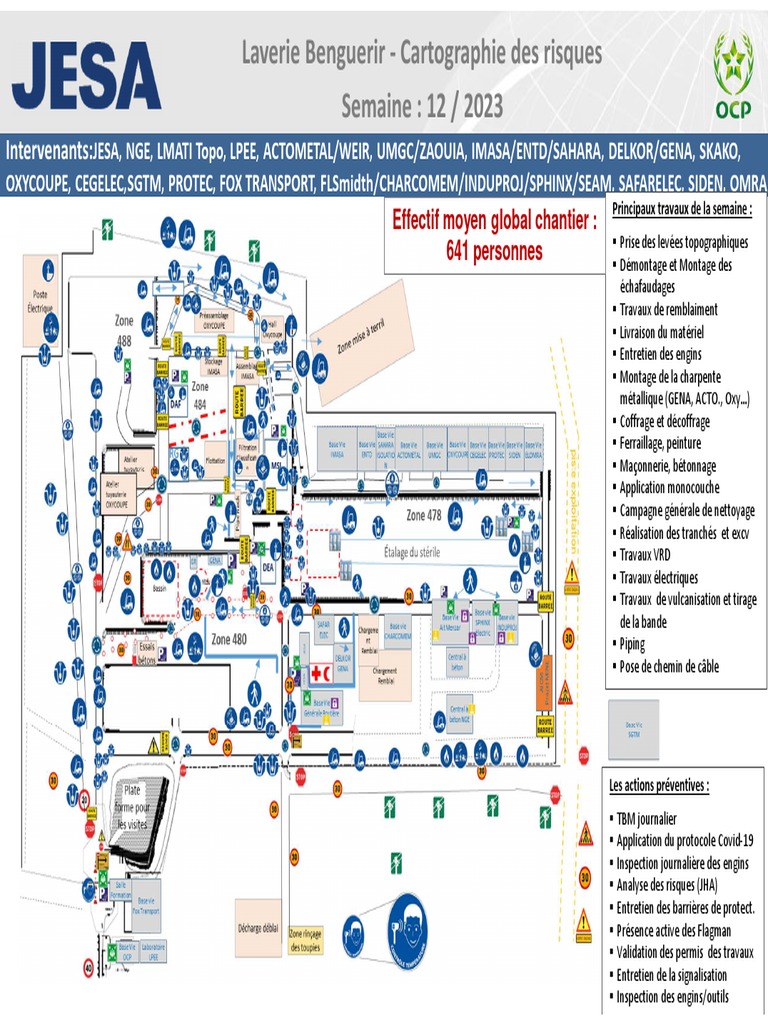 Cartographie Des Risques HSE - Laverie Benguerir - S12 - 2023 | PDF ...