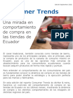 Consumer Trends DN StoreLive Ecuador