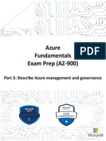 Describe Azure Management and Governance