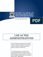 Presentacion Derecho Administrativo Actos Administrativos