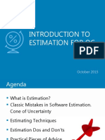 Estimation Intro - Selftraining