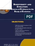 Biodiversity & Evolution Evidence