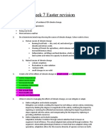 Week 7 Easter Revision