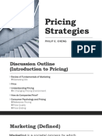 Pricing Strategies - Lecture Series No. 1 - 2nd Sem - 2021-2022