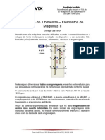 Trabalho 1º Bimestre Elementos de Máquinas II