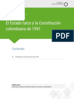 el estado laico y la constitucion colombiana