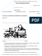 Carga Con Cucharón de Unidades de Transporte