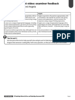 C1 Advanced Speaking Worksheet 2 Examiner Feedback