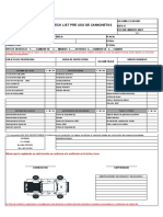GMA-CLVH-001 Protocolo Check List Camionetas