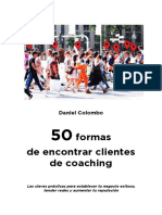 Ebook 50 Formas Donde Encontrar Clientes de Coaching Daniel Colombo
