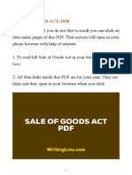 Sale of Goods Act, 1930: Click Here