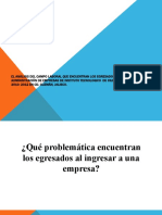 PROBLEMÁTICA DE EGRESADOS