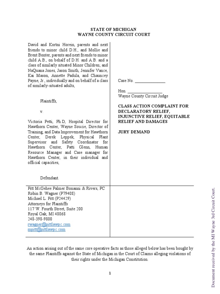 Foradil Lawsuit: Class Action Complaint | PDF | Psychological Trauma ...