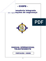 Manual operacional do teleatendente da CIOPS