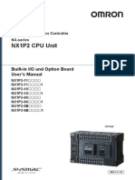 NX1P2 CPU Unit: Built-In I/O and Option Board User's Manual