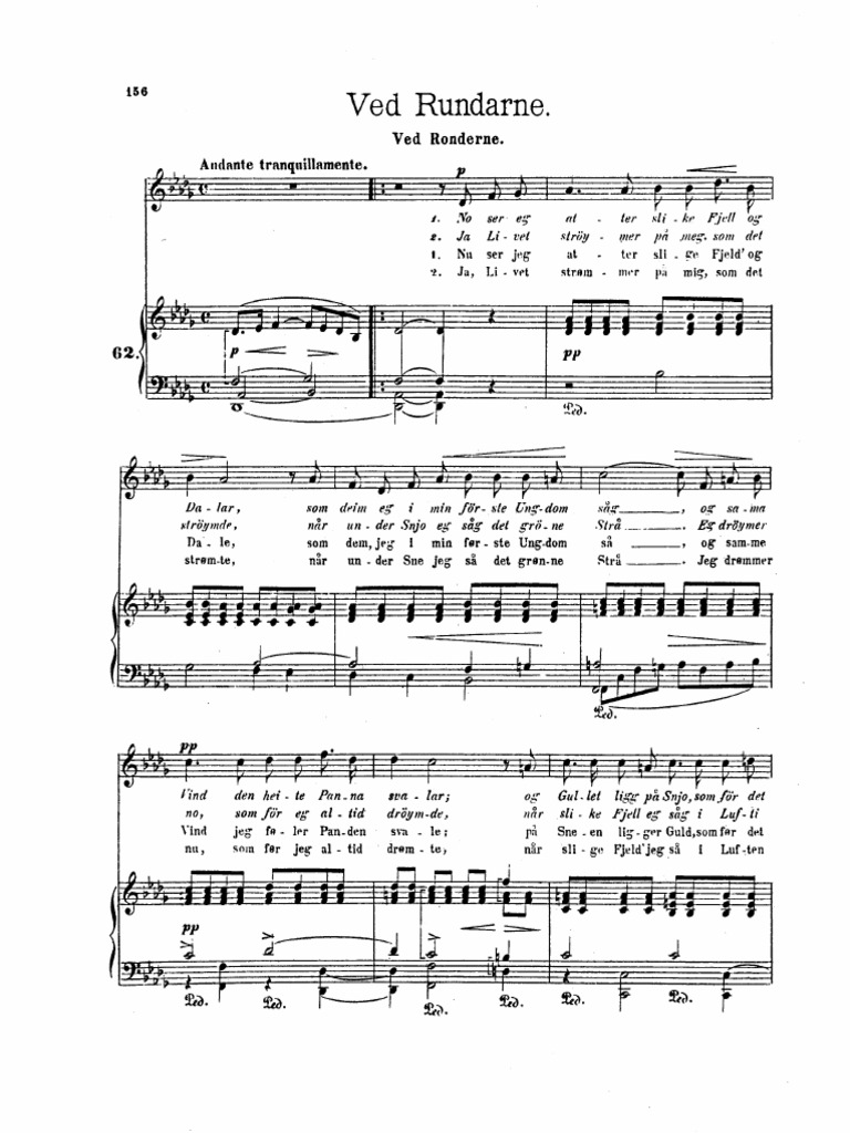Grieg Ved Rundarne | PDF