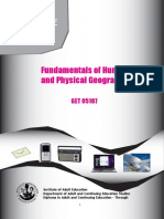 Module: Fundamentals of Human and Physical Geography