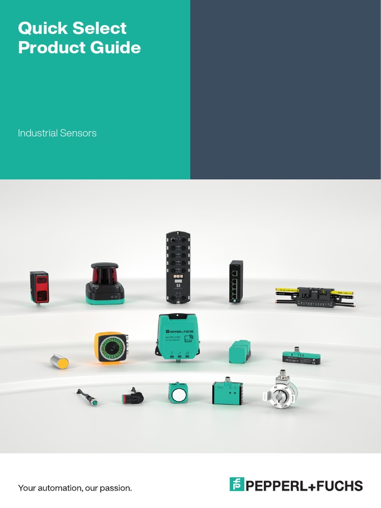 Quick Select Product Guide: Industrial Sensors | PDF