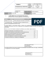 Informe de actividades del CM/CM STAE