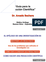 "Guía para La Redacción Científica": Dr. Amado Bechara