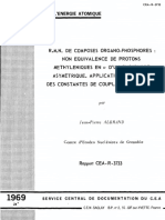 Commissariat A L'Energie Atomique: Rapport CEA-R-3733