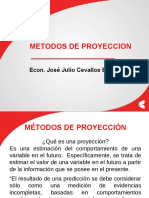 Metodos de Proyeccion: Econ. José Julio Cevallos Becerra
