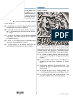 Questão 01 Questão 02: (E. H. Gombrich. A História Da Arte, 1993. Adaptado.)