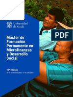 Folleto - Máster en Microfinanzas y Desarrollo Social - ED16