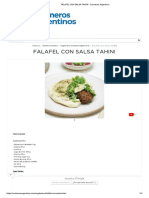 FALAFEL CON SALSA TAHINI - Cocineros Argentinos