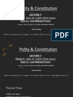 Polity & Constitution: Lecture-7