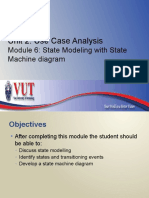 Unit 2: Use Case Analysis: Module 6: State Modeling With State Machine Diagram