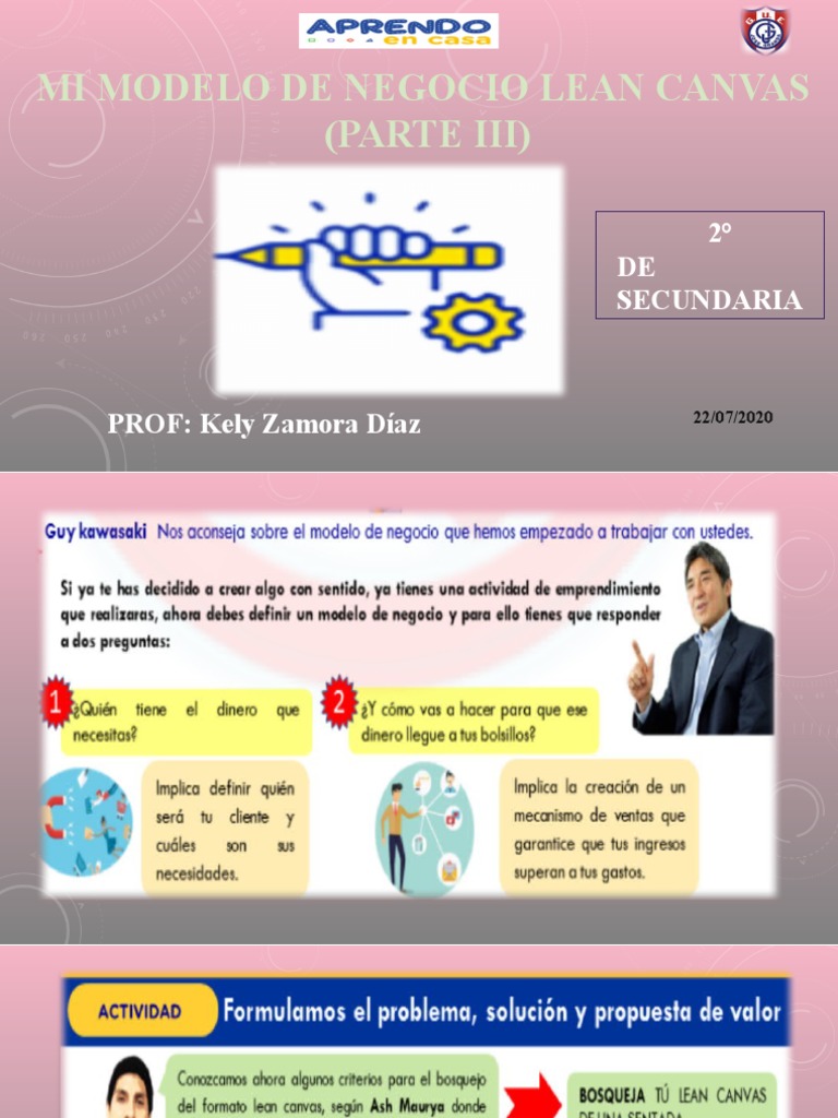 19° Mi Modelo de Negocio Lean Canvas (Parte Iii) | PDF | Negocios | Arte