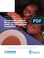 Manuel Pour L'Alimentation Selective:: La Prise en Charge de La Malnutrition Dans Les Situations D'Urgence