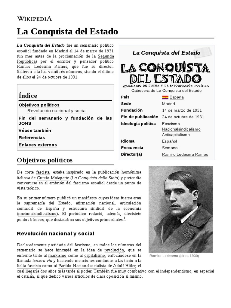 La Conquista Del Estado Descargar gratis PDF Anti capitalismo