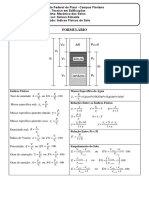 Índices físicos do solo: teor de umidade, massa específica e porosidade