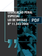 Legislação Penal Especial Lei de Drogas - #11.343/2006