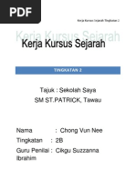 Download Kerja Kursus Sejarah Tingkatan 2 by wendychong97 SN64152413 doc pdf