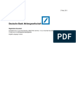 Deutsche Bank Aktiengesellschaft: Registration Document